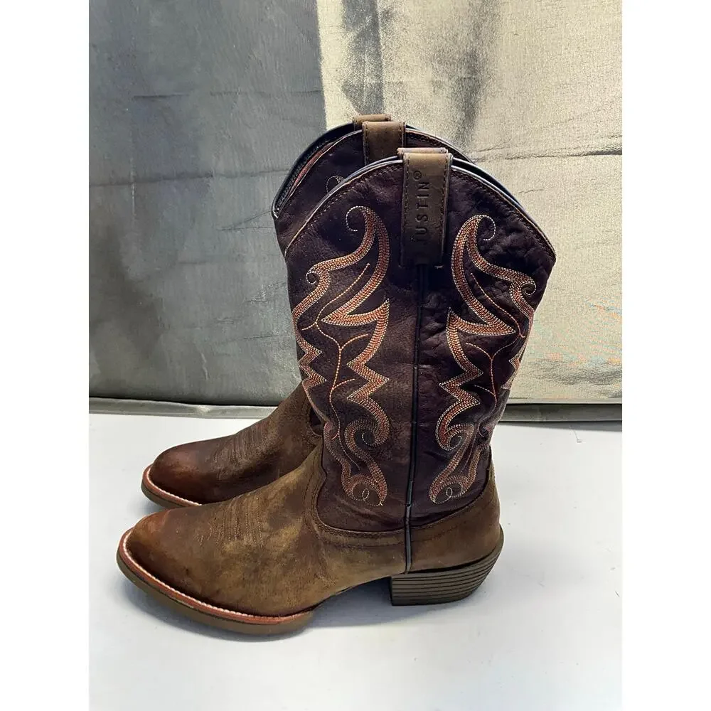 Men's Stampede Western Boots - Waxy Brown